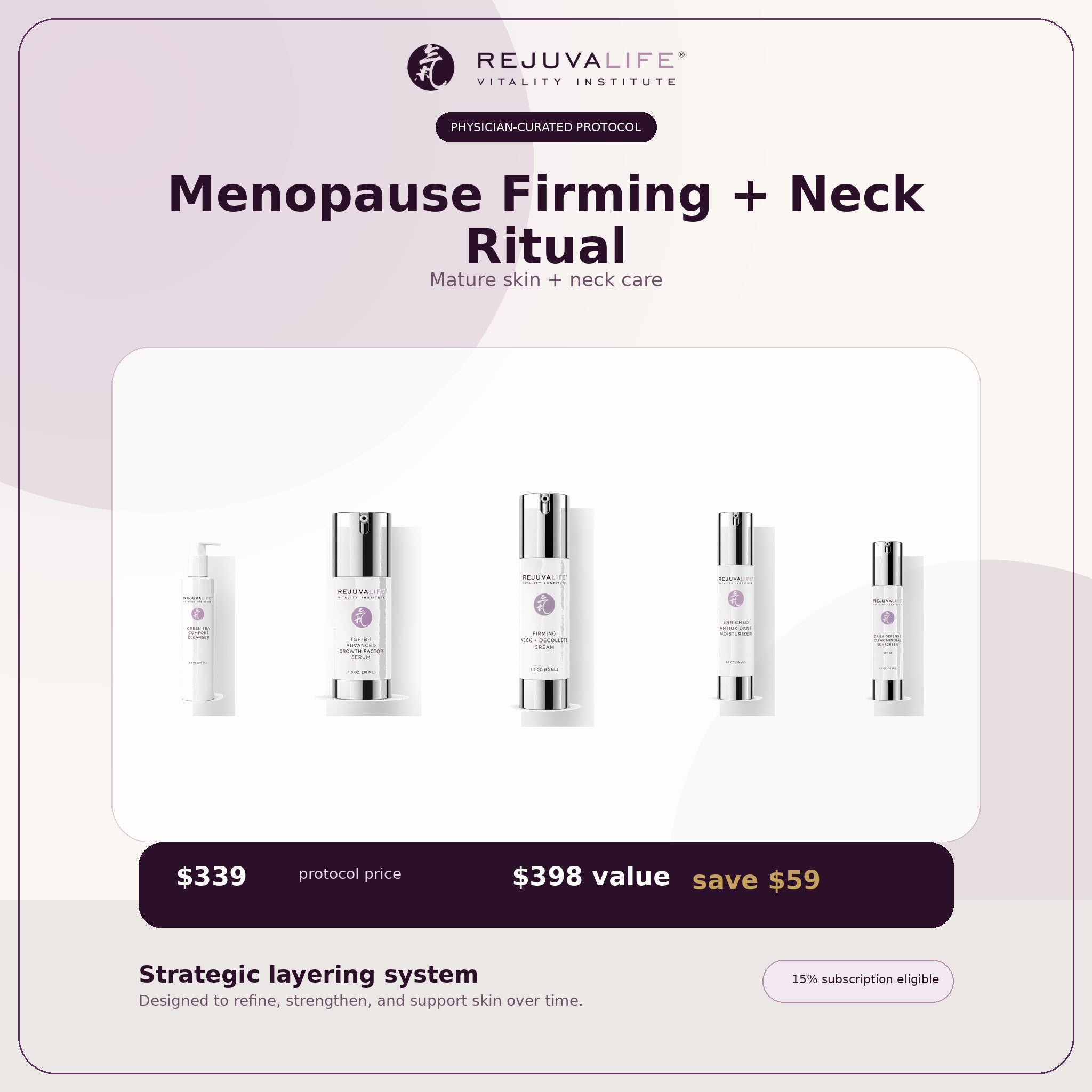 Menopause Firming + Neck Ritual